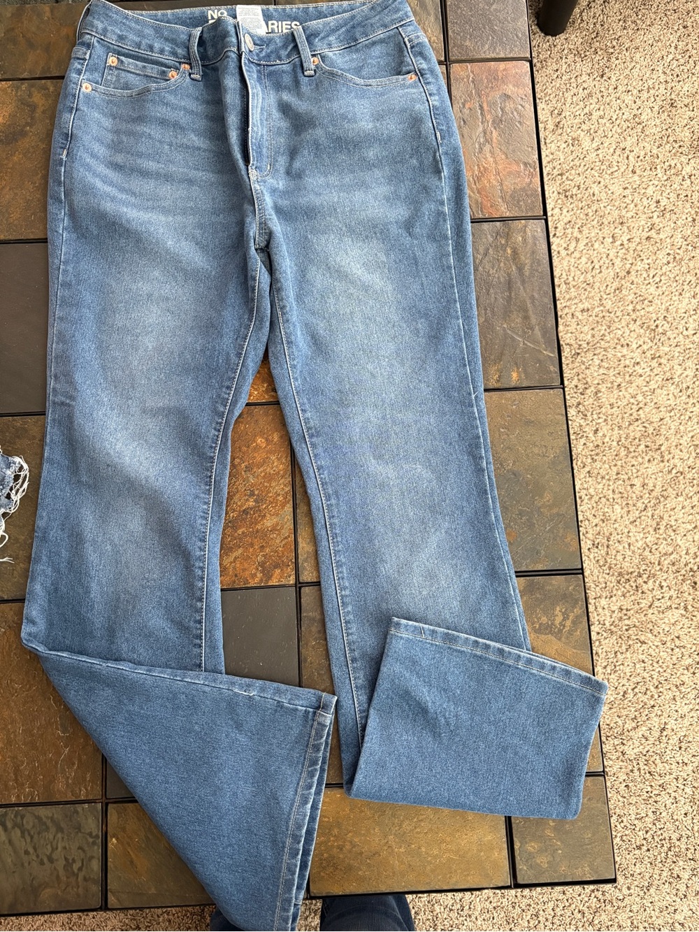 No Boundaries Women's Light Blue Boot Cut Jeans